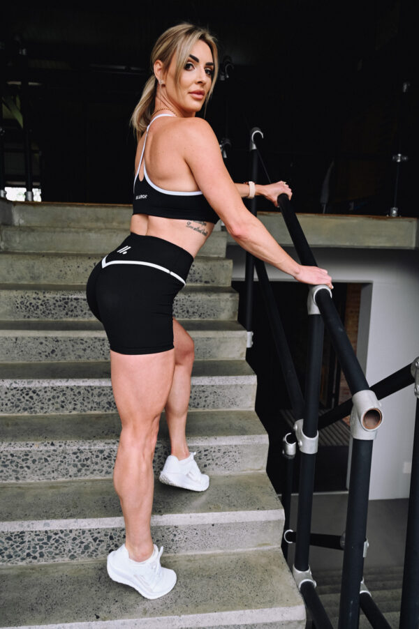 V-Shape Cut Bra and Shorts Set