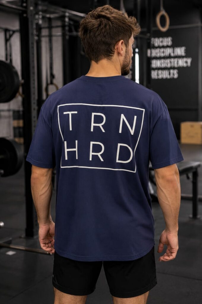 TRAIN HARD Oversized T-Shirt