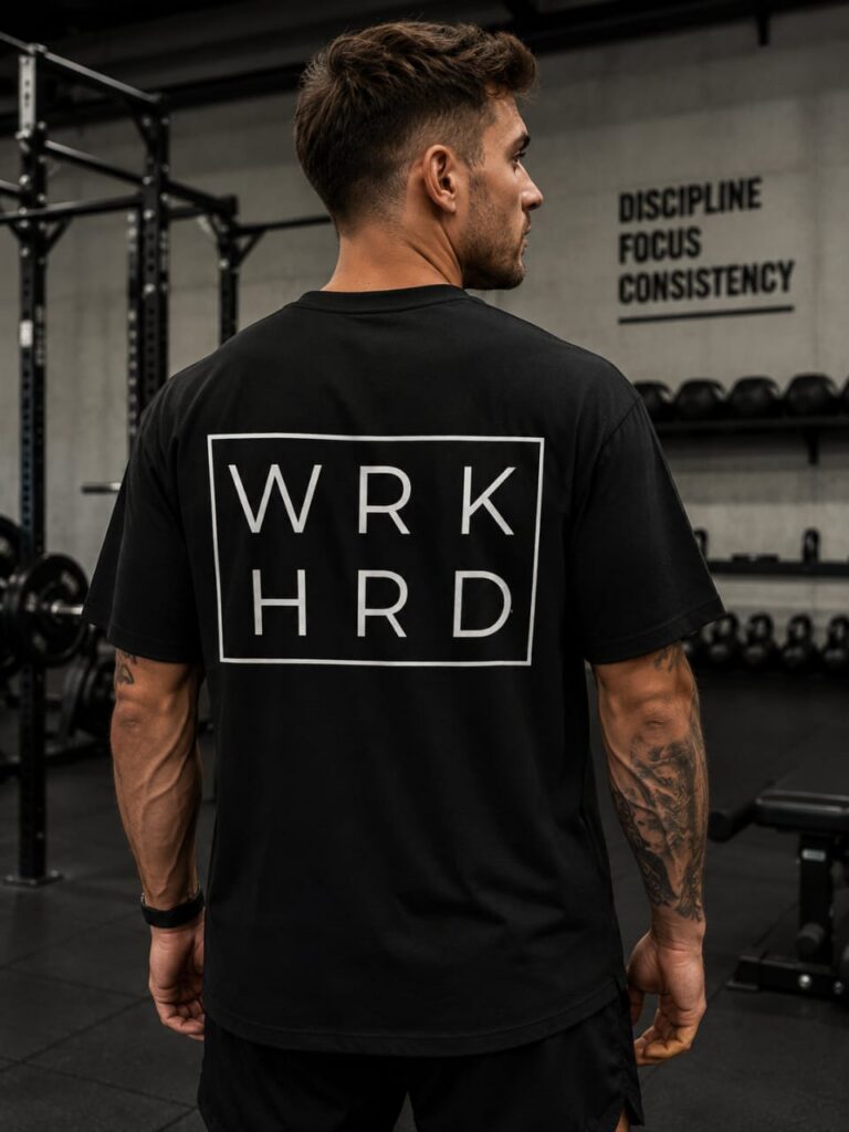 WORK HARD Oversized T-Shirt